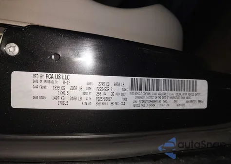 2017 Dodge Grand Caravan Sxt from USA, damaged, VIN 2C4RDGCG9HR853107